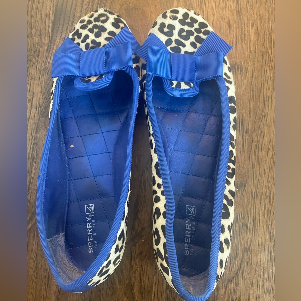 Sperry Top Sider leopard ballet flat. Women’s size 6.5